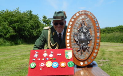 Übungsschießen und Aufbau Schützenfest