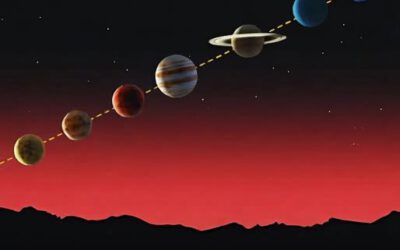 Planeten-Parade über Stolk