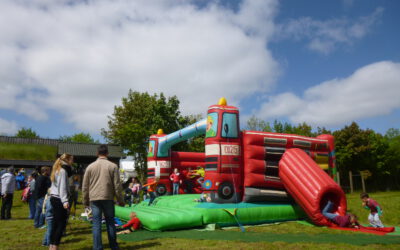 Aufbau fürs Kinderfest
